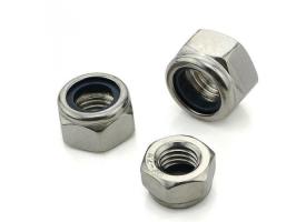 гайка DIN 982 и DIN 985 самоконтрящаяся высокая и низкая нержавейка А2